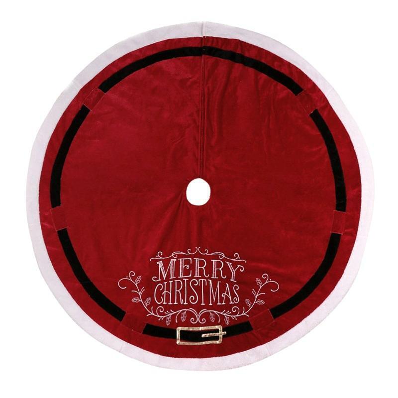 Merry Christmas Tree Skirt 48inch Large Size Home Festival Party Decoration Gift