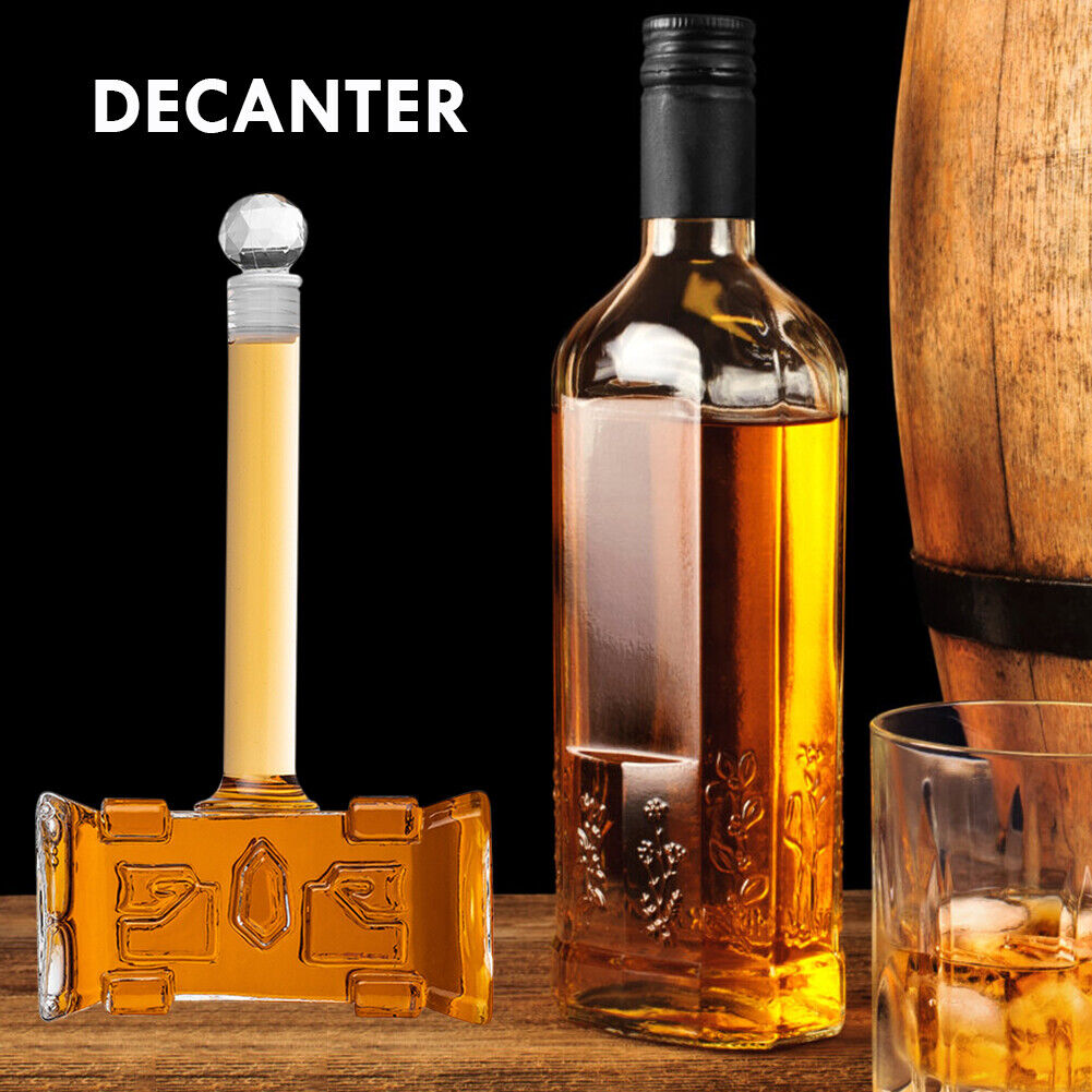 400ml Hammer Red Wine Aerator Champagne Glass Decanter Bottle for Bar Home