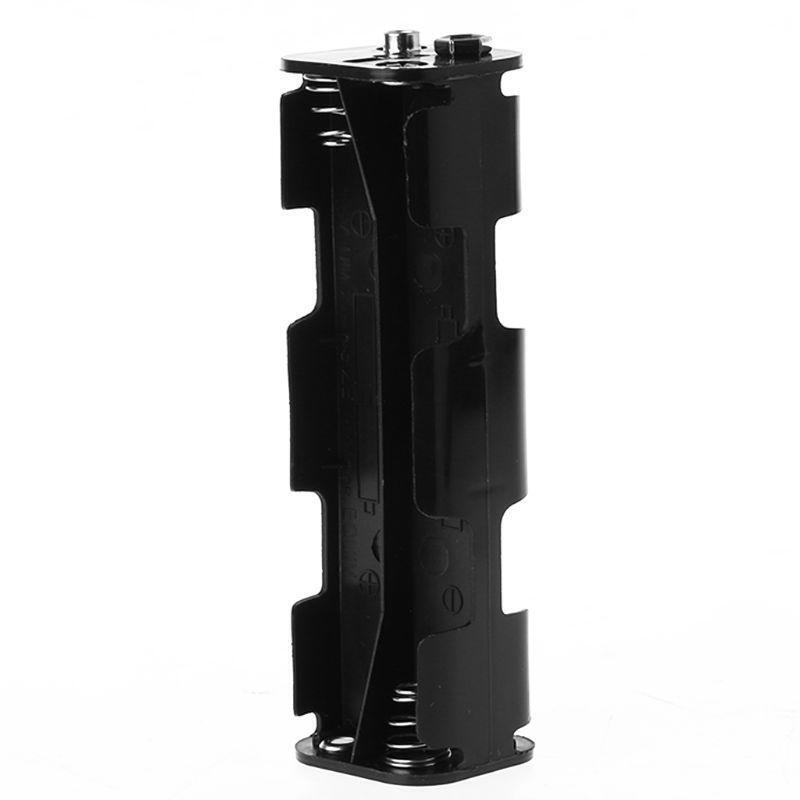 Battery Holder 8 x AA Long Strip Back Case 12V Dual Layers Double-Sided Box 6V