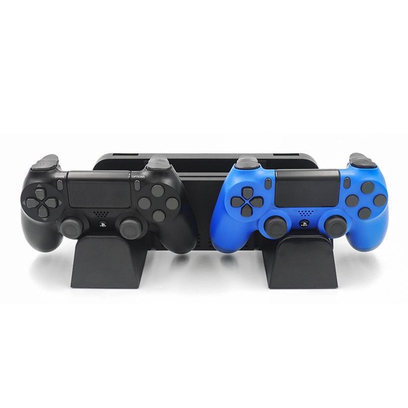 Vertical Cooling Stand Controller Charger Holder with Dame Disc Slots for PS4