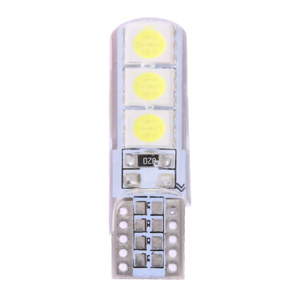 10pcs T10 SMD5050 LED Waterproof Car Wedge Lights Auto White Light Bulbs