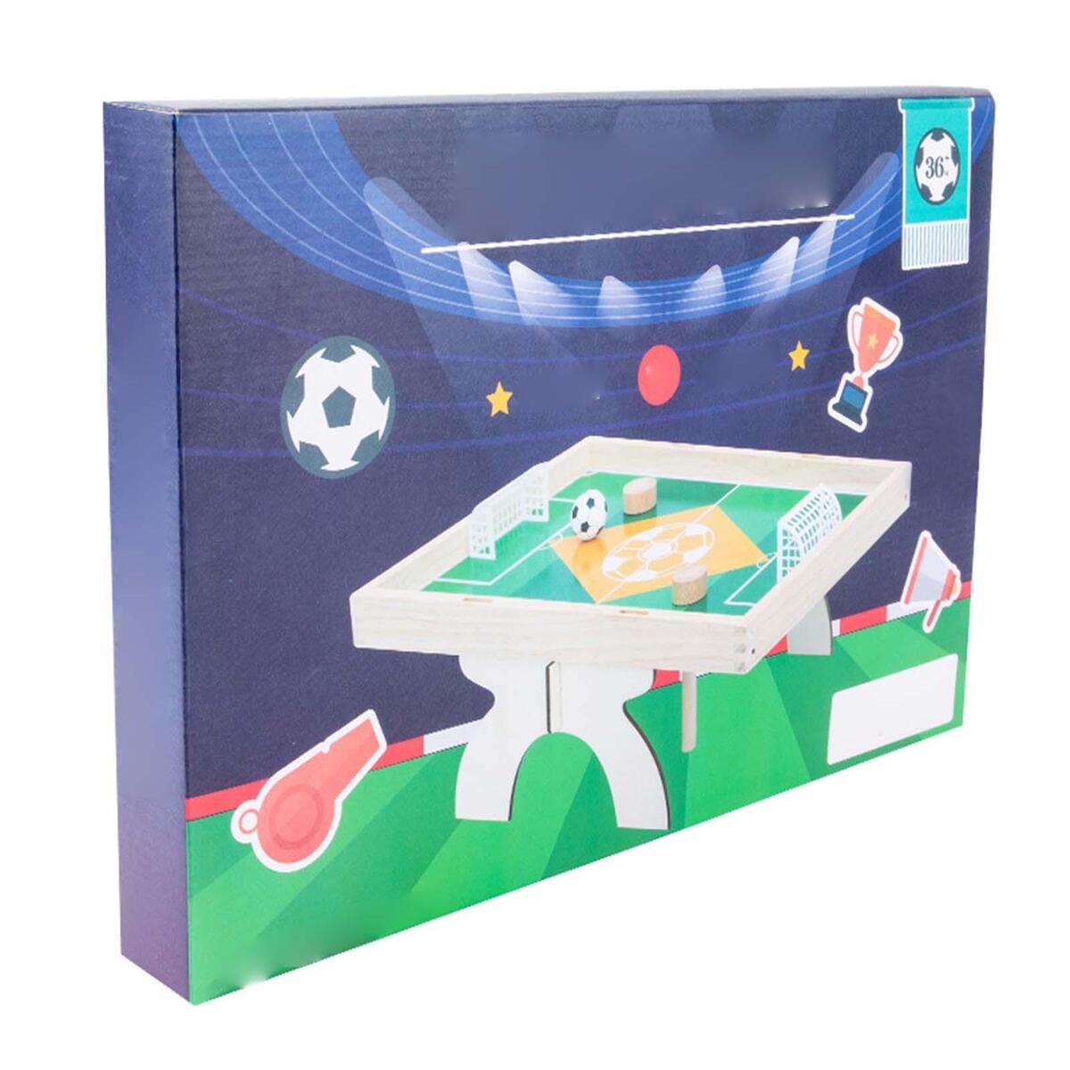Wooden Tabletop Football Game Flying Chess Table Top Soccer for Children
