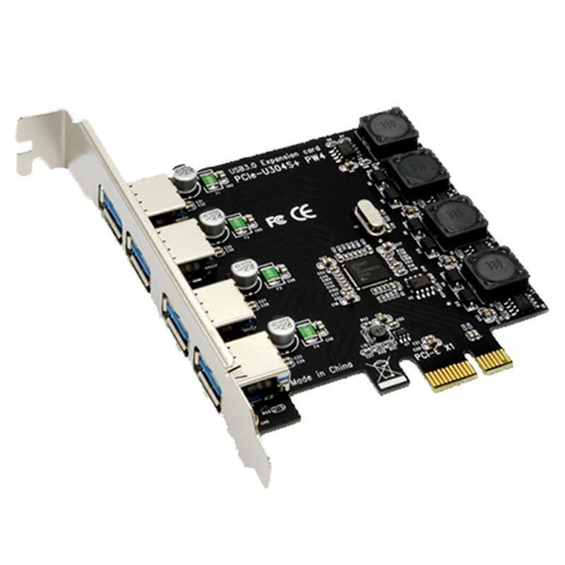 PCI-E to USB 3.0 PCI Express Expansion Card,Supports USB Data Trans,4 Ports