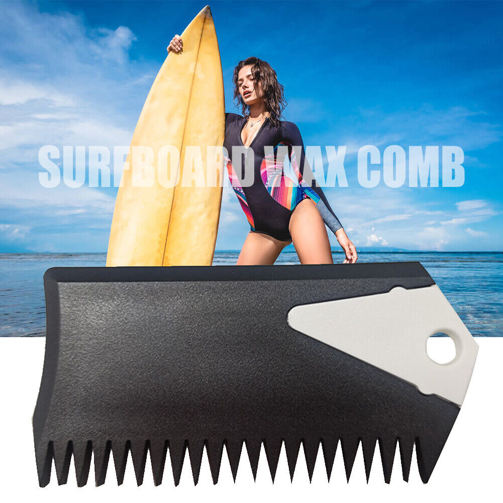 Surfwax Comb Surfboard Paddleboard SUP Surf Wax Removal Comb + Fin Key