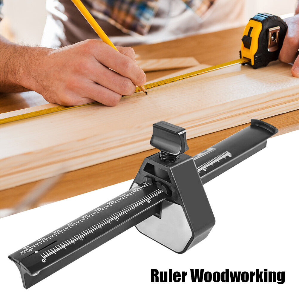 Carpenter Parallel Line Marker Scriber with Scale Woodworking Scribe Tools