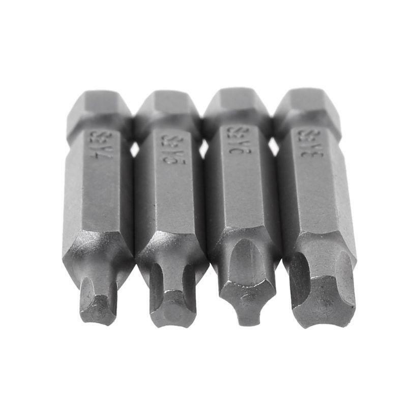 4pcs/set Magnetic Y Shaped Screwdriver Bits For Bicycle Repair Tools Triangle Y4