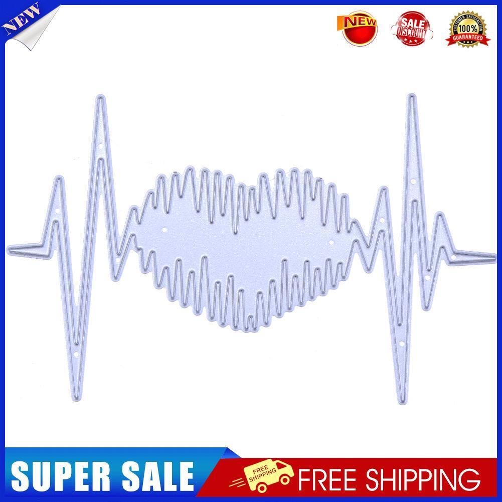 Heart Wave Cutting Dies Stencils Scrapbook Embossing DIY Craft Card Gifts