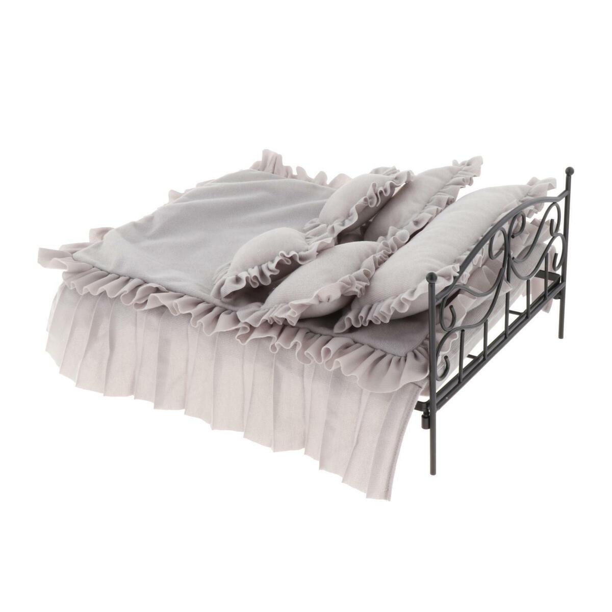 1/6 Scale Wrought Iron Bed Furniture   Play  Scene Props
