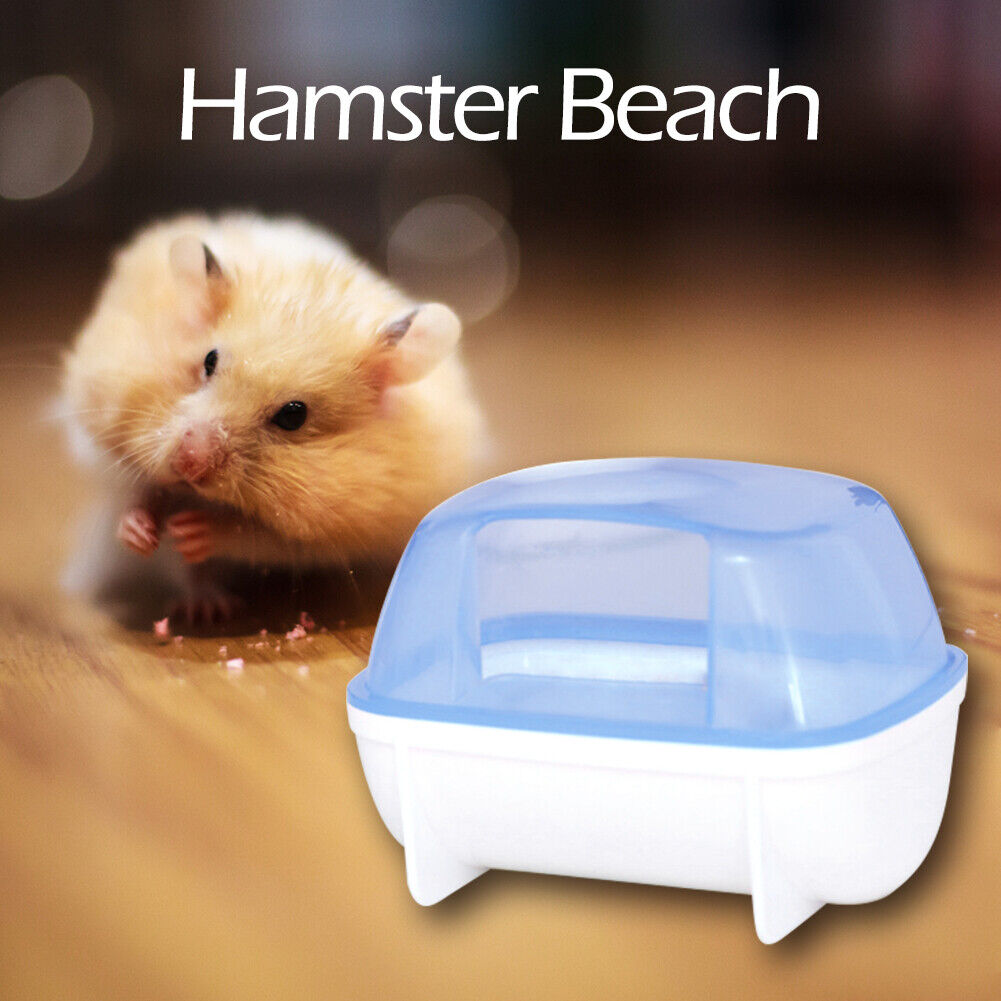 Hamster Cage Bathroom Bathtub Toilet Plastic Small Pet Sauna Bath Basin