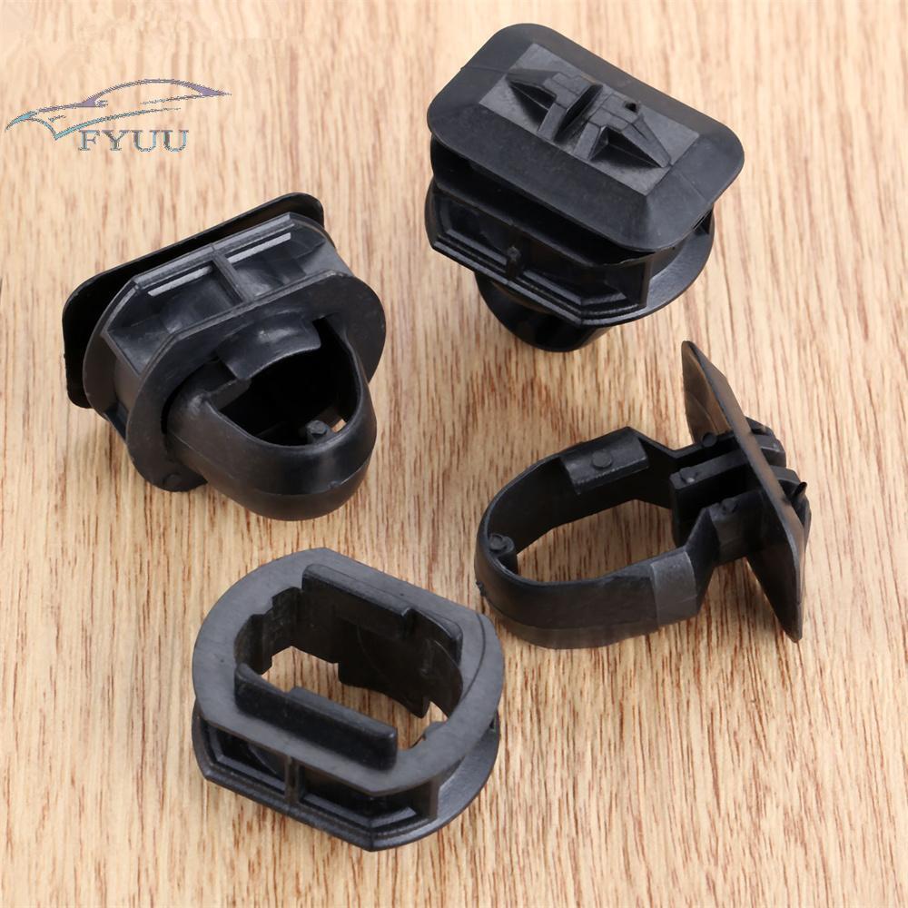50x Side Skirt Trim Retainer Clips For Mercedes Benz C/E/CLK Class Black Plastic