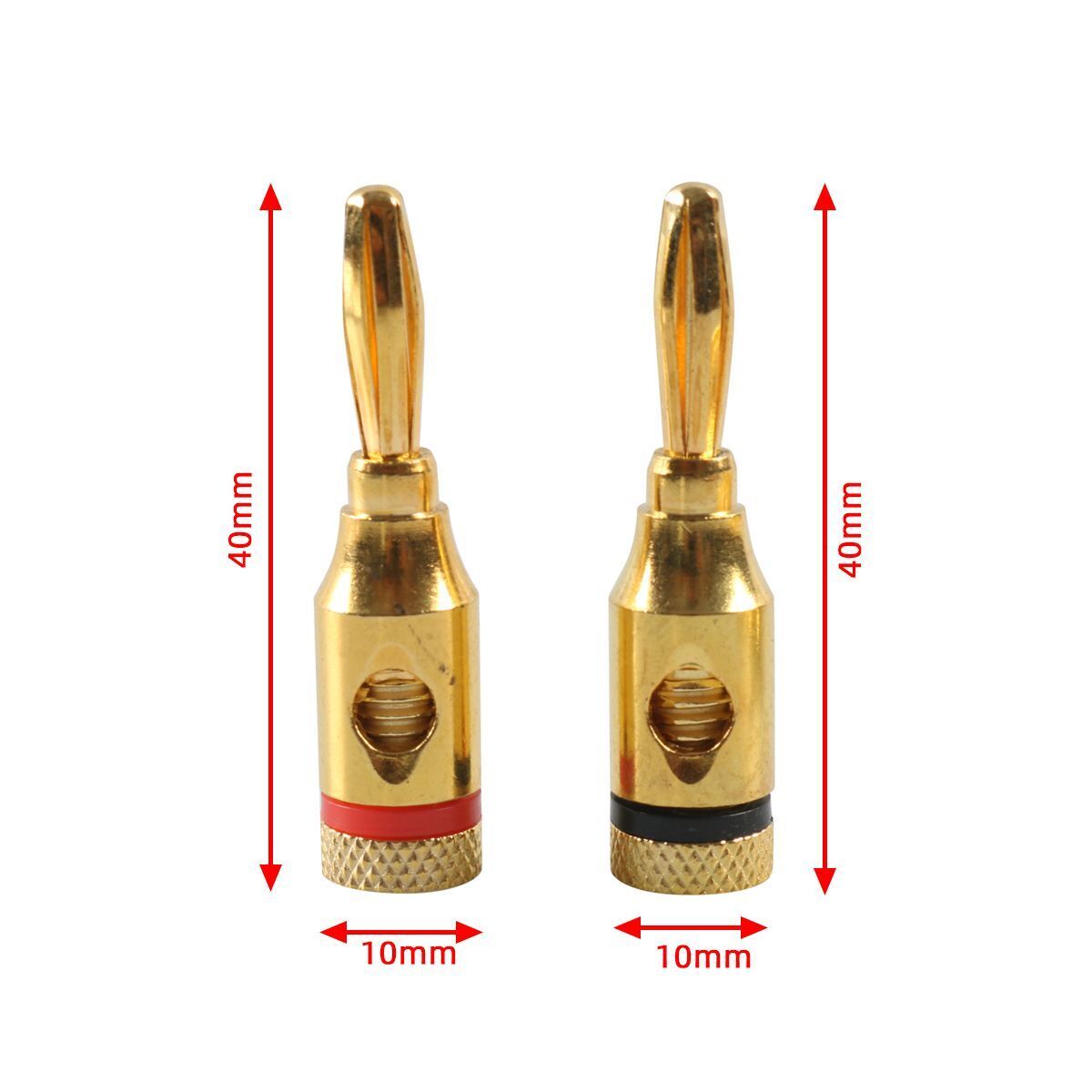 Audio Cable Video Banana Plug Speaker Adapter Audio Connector Connector adapter
