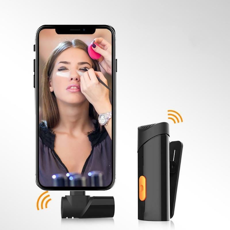Small Lavalier Wireless Microphone Outdoor 20 Meters Barrier-free Connection