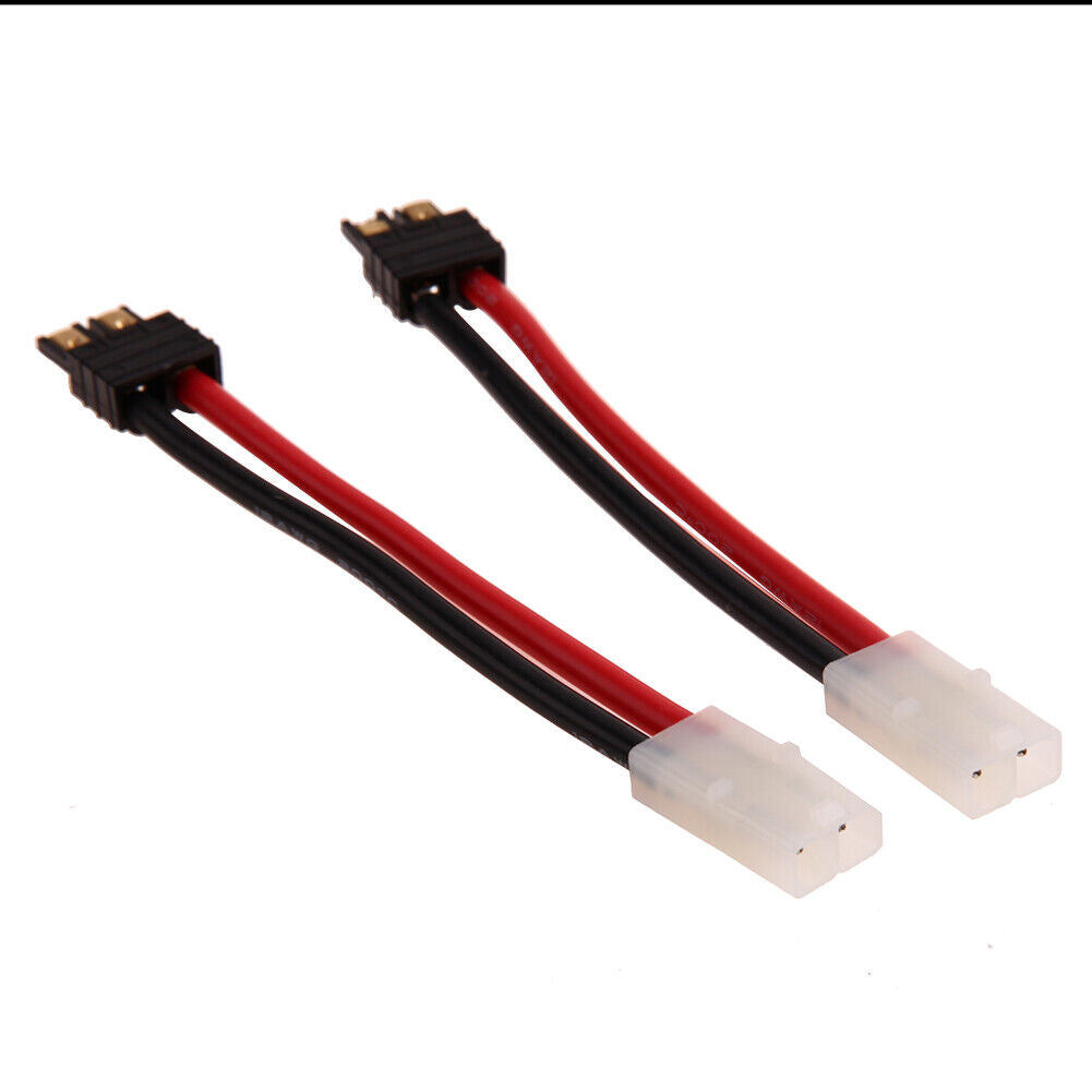 2pcs Plug Male for Traxxas to Female for Tamiya Head Connector Adapter