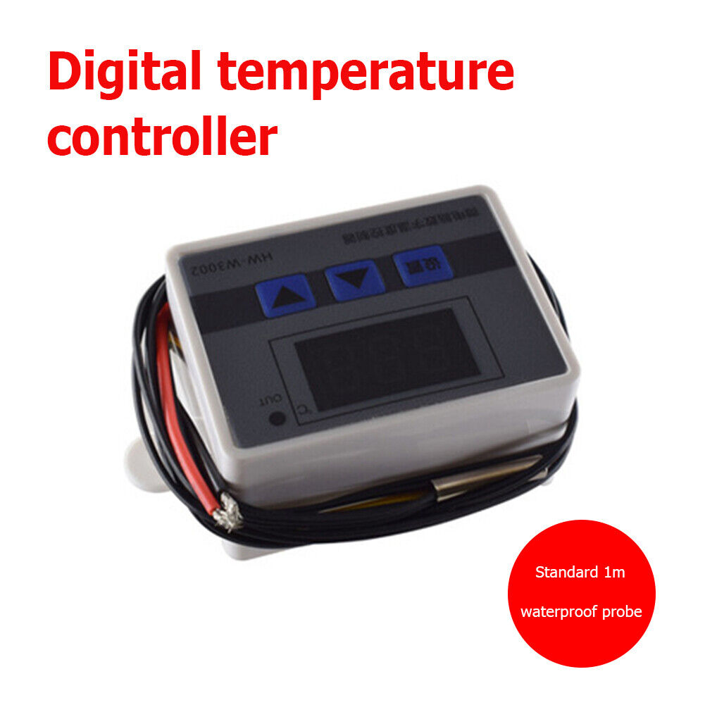 W3002 Thermostat Control Switch Heating Cooling Control Instrument (DC24V)