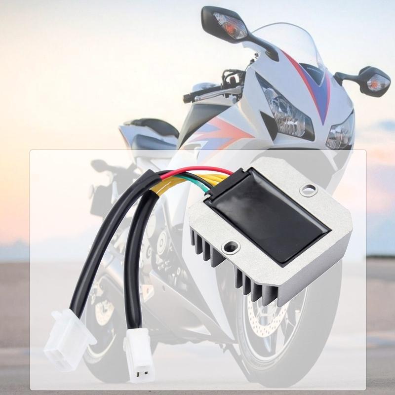 6 Wires Voltage Regulator Replacement for GY6 50 150CC 152QMI 157QMJ CH125