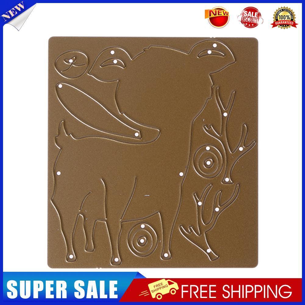 Deer Metal Cutting Dies Stencils for DIY Scrapbooking Embossing Paper Card-