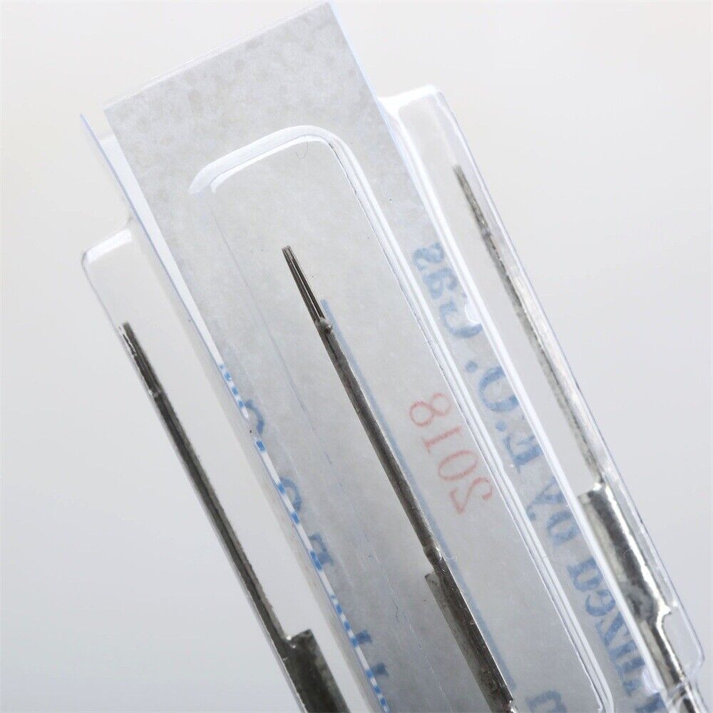 50Pcs 5.6" Stainless Steel 3/5/7/9RL 5RS Tattoo Needles Permanent Makeup Eyebrow