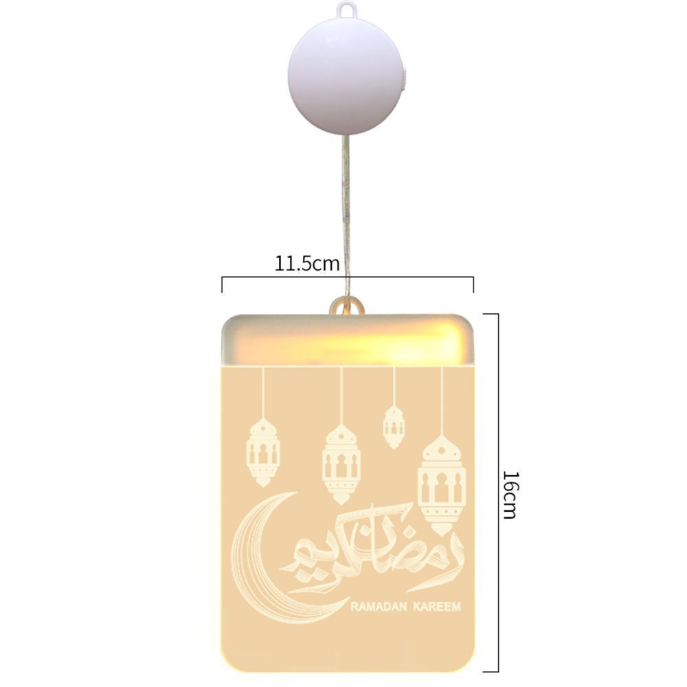 Eid Decor Decorative Lights Night Light EID Mubarak LED Light Hanging Lamp