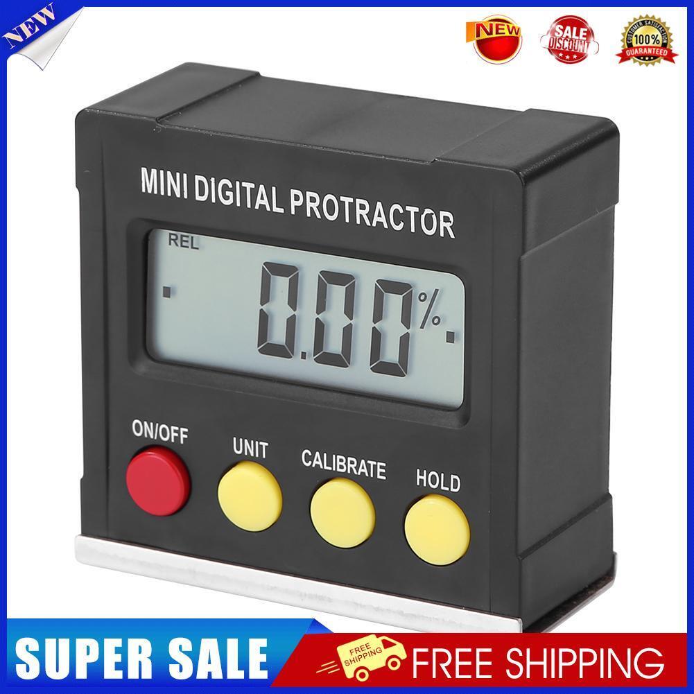 Mini Digital Protractor Inclinometer Electronic Level Box Magnetic Meter