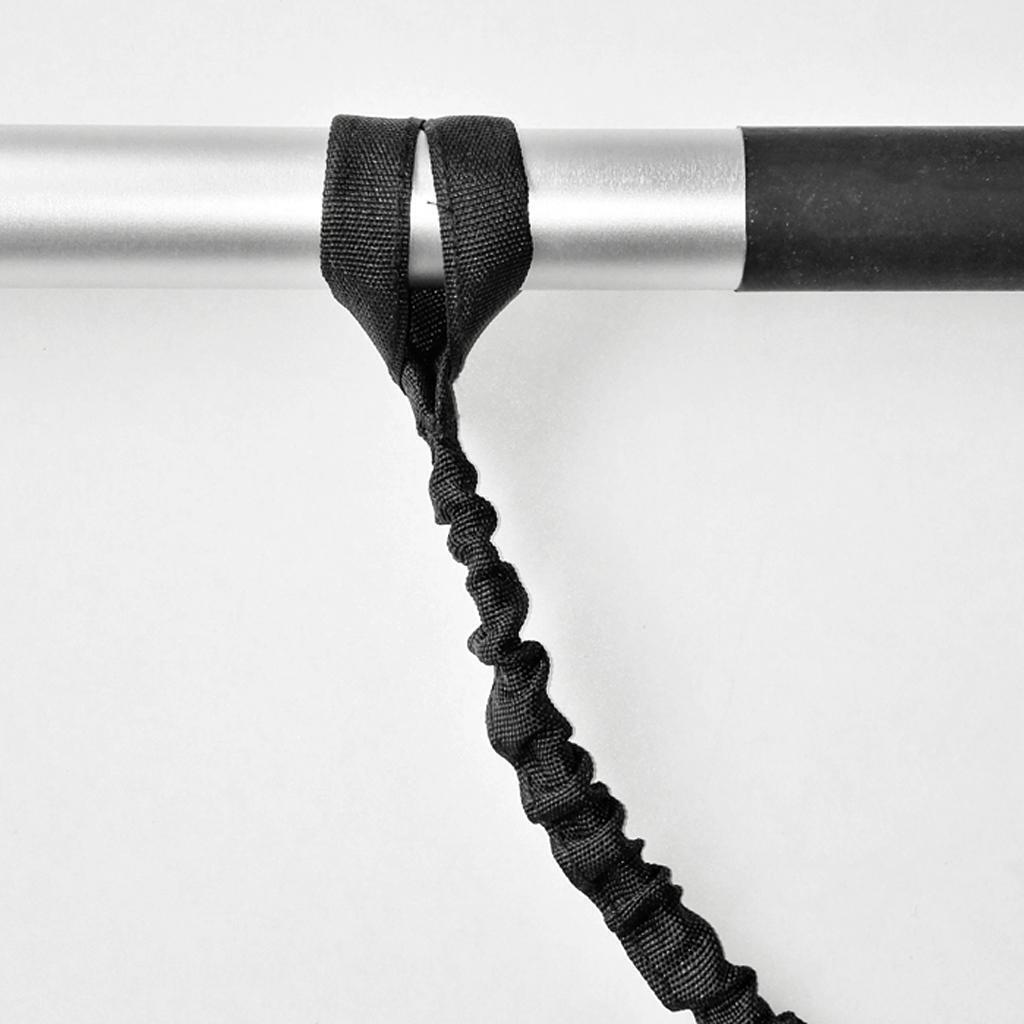 Deluxe 61" Kayak Paddle Leash Safety Rod Leash Fishing Rod Lanyard Carabiner