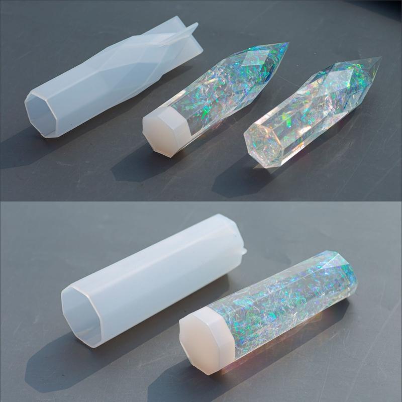 Epoxy Casting Moulds and 1 Sheet Candy Paper for Necklace Pendants and Earrings
