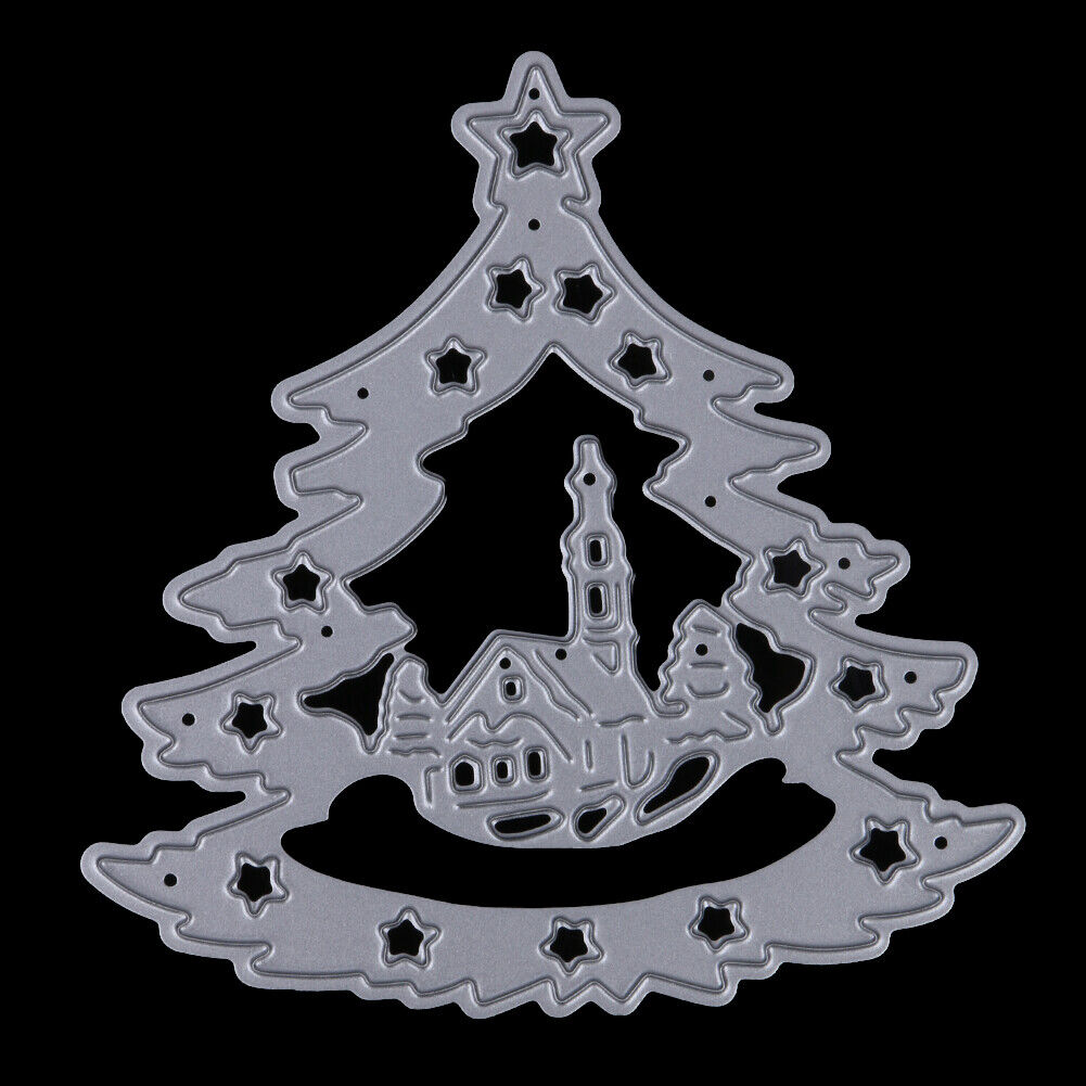 Tree Background Design Cutting Dies Stencils for Scrapbooks Embossing Decor