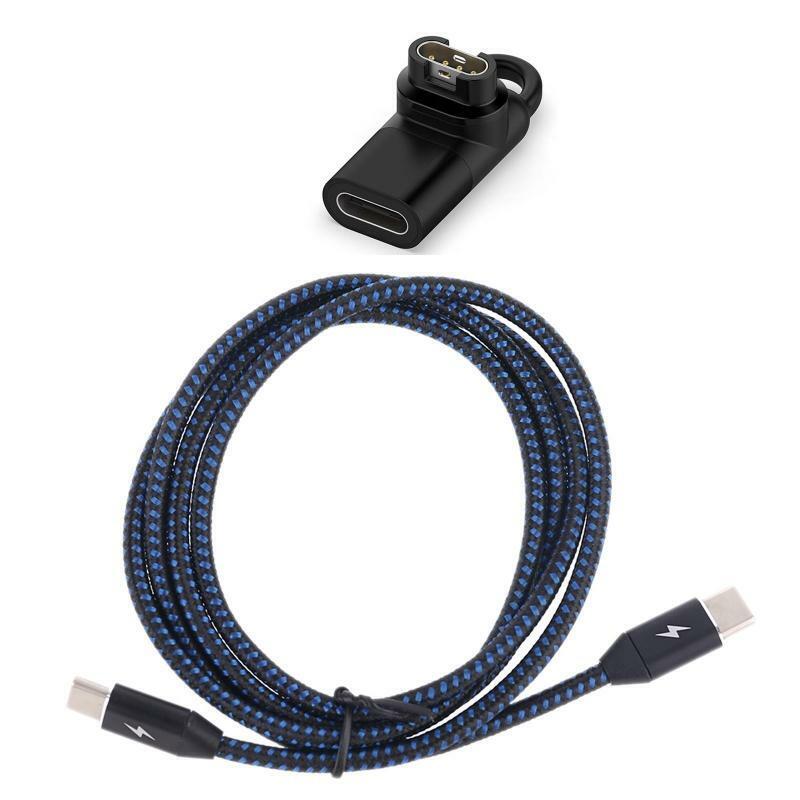 90° USB C to 4p Charger Converter Adapter Cable for D2 Charlie Vivosport Fenix6