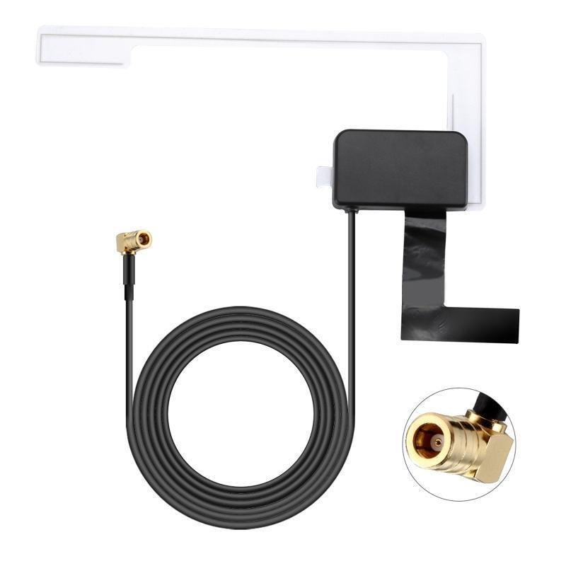 Car DAB Digital Radio Patch Aerial Antenna Adhesive Transparent Built-in Antenna