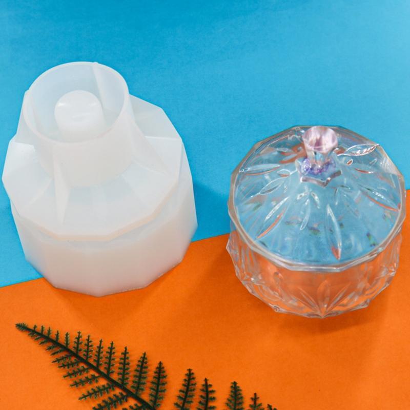 Starry Sky Storage Box Silicone Molds 2Pcs Mirror Surface DIY Mould Decor