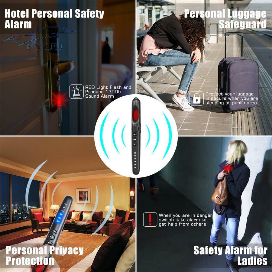 Multi-function Anti Detector RF Finder Personal Safety Alarm Protection