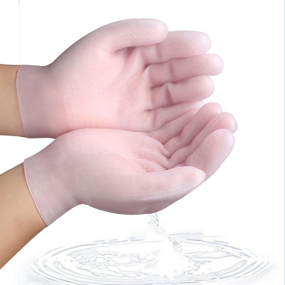 2 Pieces Moisturizing SPA Gloves Waterproof Hand Care Beauty Moisturizing Soften