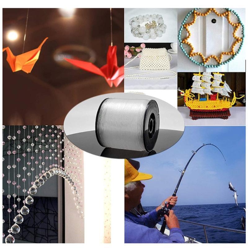 Durable Transparent 0.8mm Nylon Cord Outdoor Suplies Picture Frame Hanging Wire