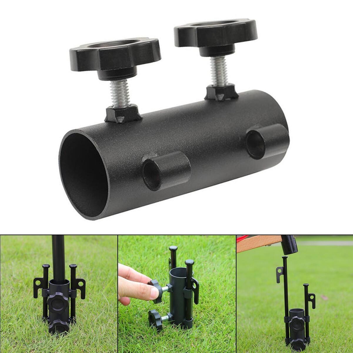 Durable Tent Rod Holder Tarp Poles Fixator for Outdoor Camping Fishing