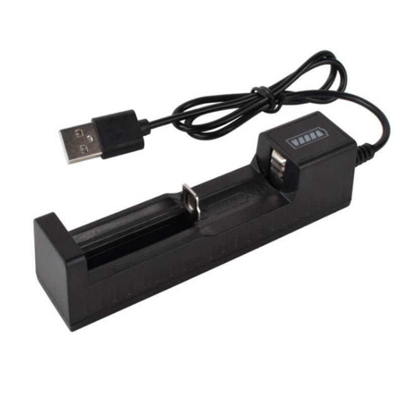 Battery Charger Dock Station Cradle 18650 14500 16340 USB Rechargeable Quick