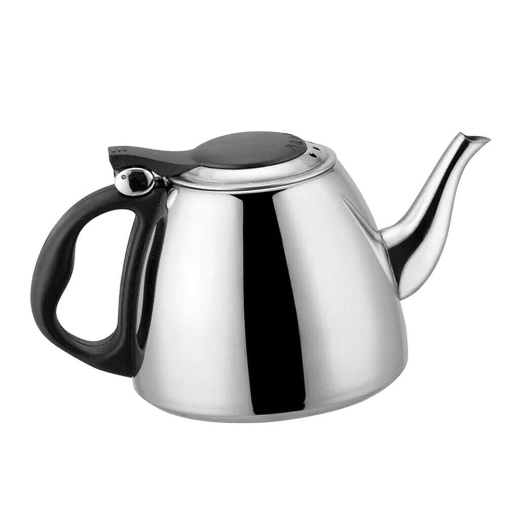 Teakettle Stainless Steel Teapot for Induction Cooker Camping Fishing 1.2L