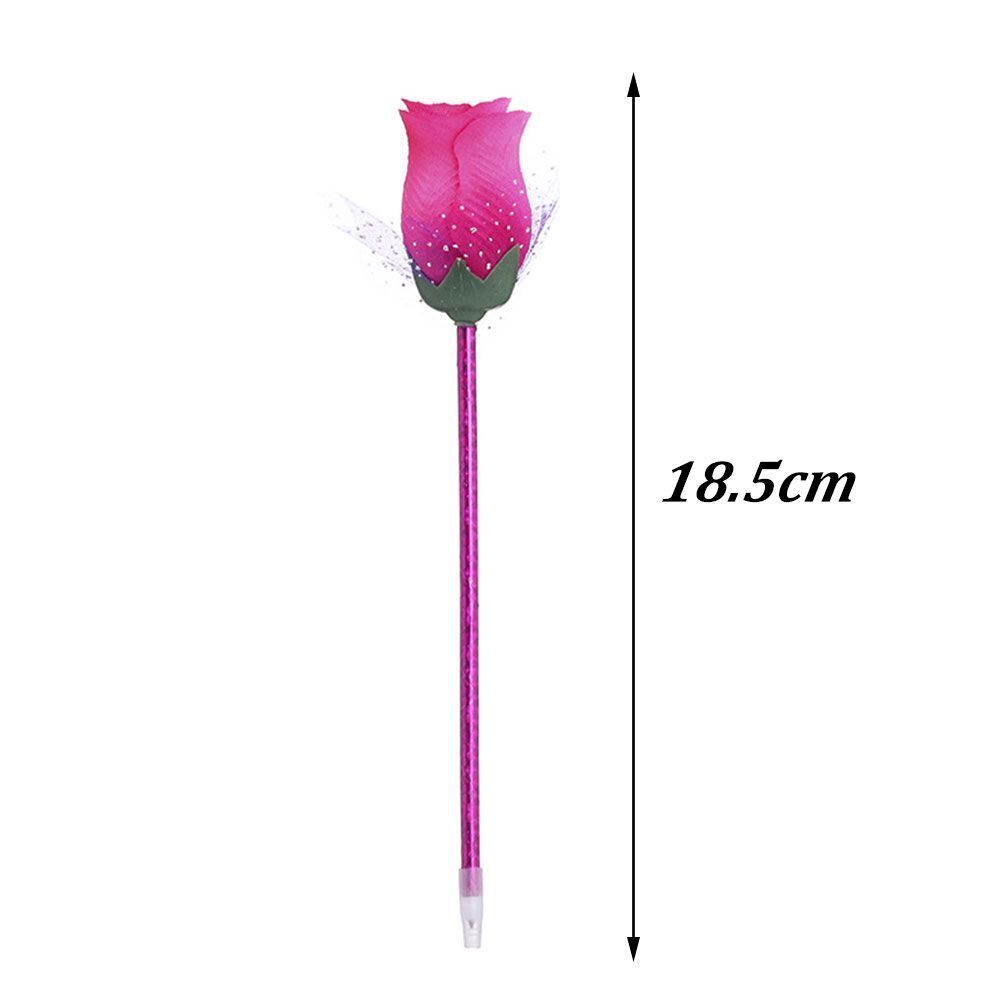 Students School Creative Rose Flower Stationery Valentine's Day Ballpoint Pen
