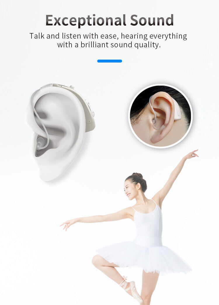 Digital Rechargeable Disabled Hearing Aids Ear Sound Amplifier Adjustable