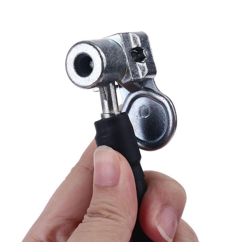 Mini Air Compressor Inflator Tyre 1/4 in Lock Chuck Hose End with Barb Connector