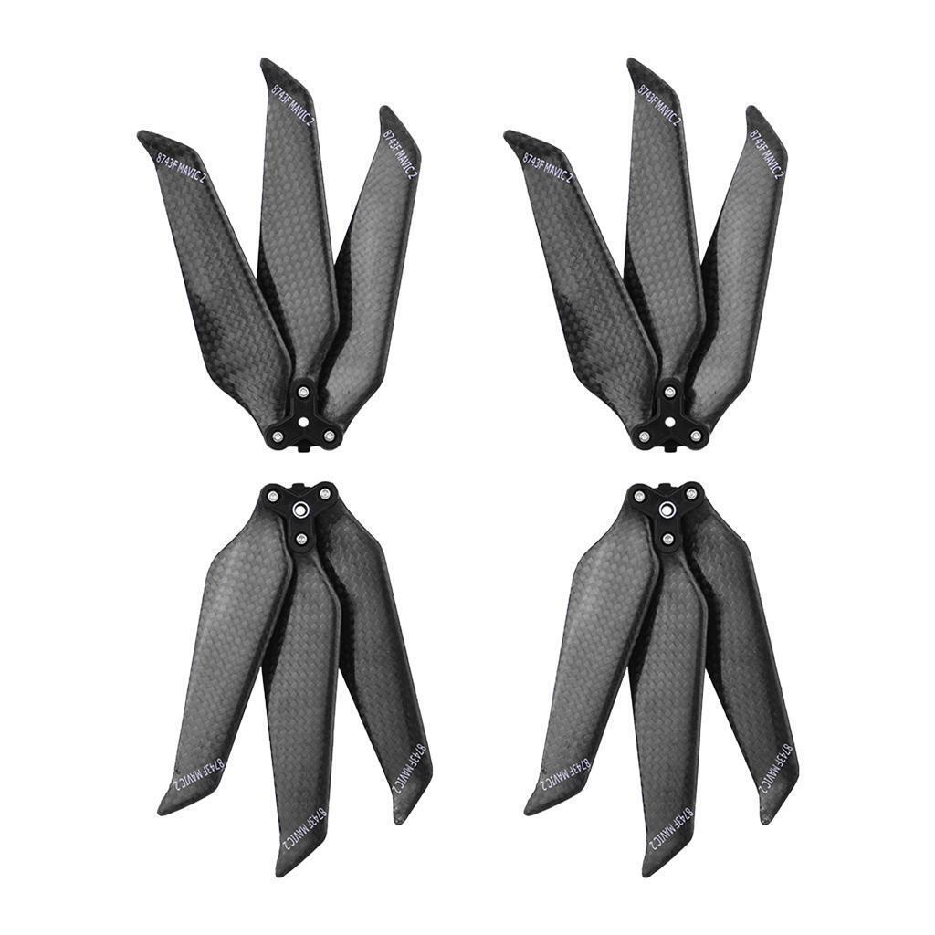 2 Pairs Low Noise 8743 Carbon  Blade Propellers for DJI  2
