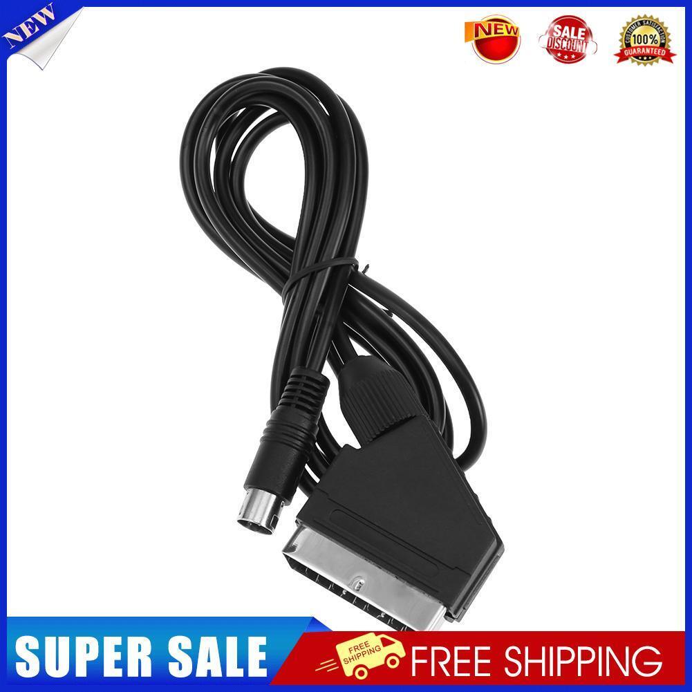 1.8m Length RGB/RGBS SCART OFC Adapter Cable for SEGA MD2 Game Console