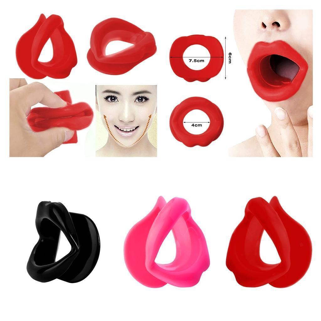 4 Pieces Face Lift   Lip Trainer Tightener Muscle Oral