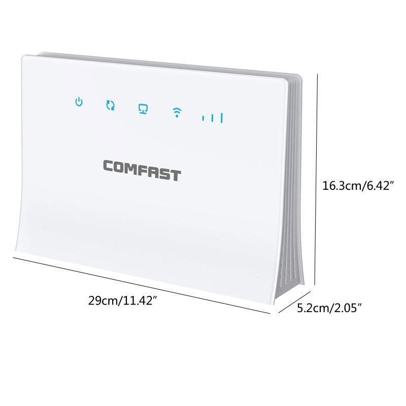 CF-ER10 Dual Band 4G SIM Card LTE Modem Router Mini WiFi Mobile Hotspot 2.4Ghz
