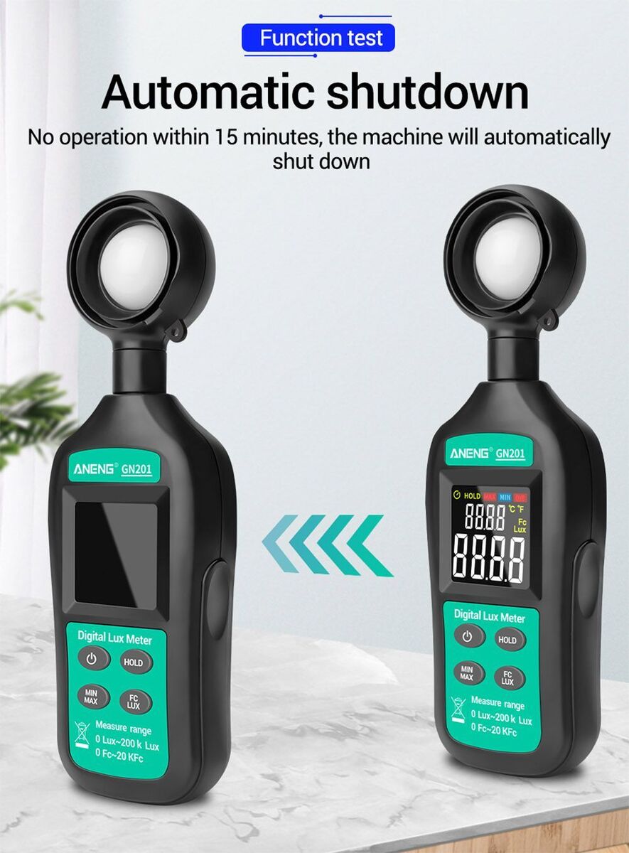 True RMS UV Radiometer 200K UV Meter Luxmeter Digital Light Meter Photometer