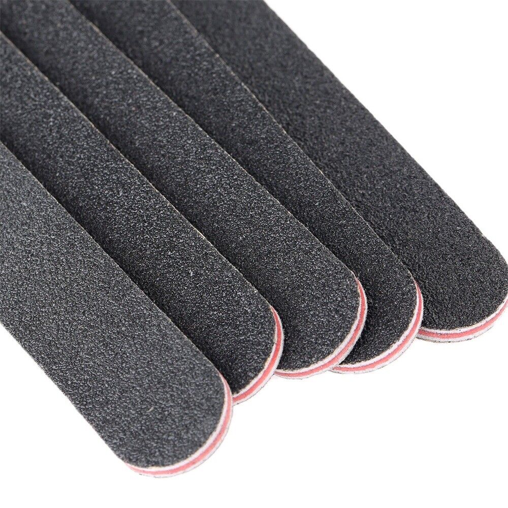 10Pcs 7.01*0.75" Black Leather Polishing Strips Edge Grinding Bar Craft DIY Tool