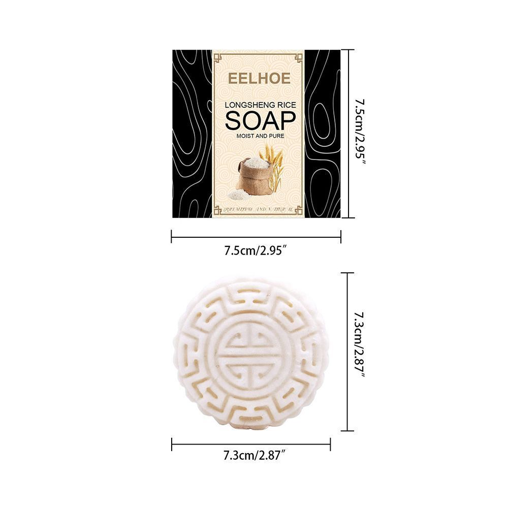 Fast Hair Growth Floral Scent Hair Wash Rice Soap Rice Shampoo Soap