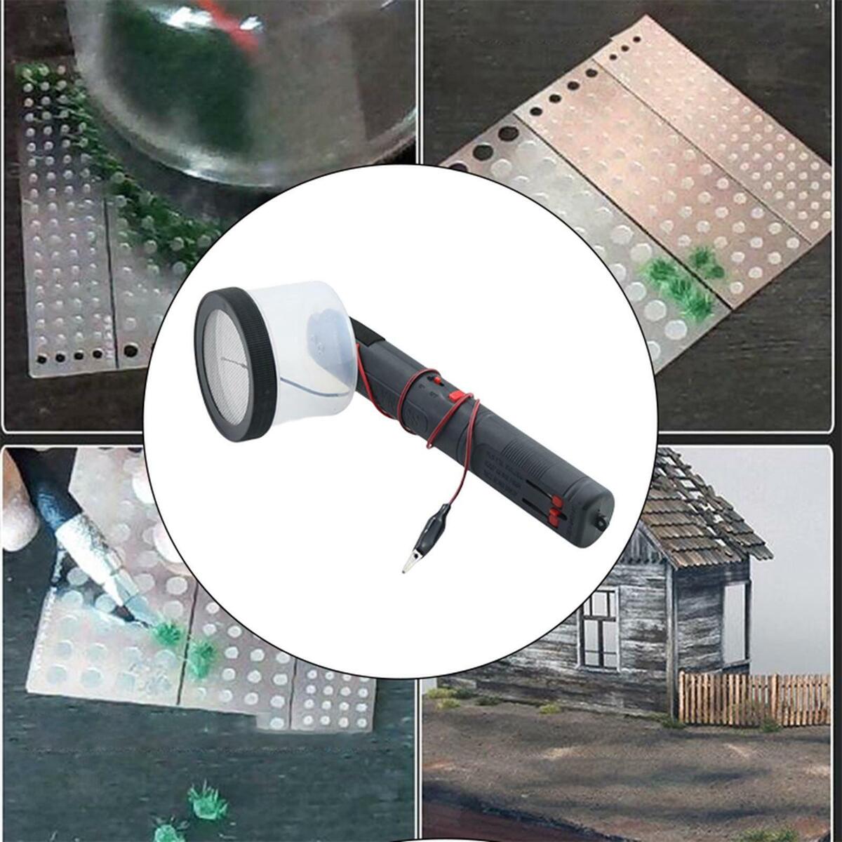Static Grass Applicator for  Table  Railway ling  Table