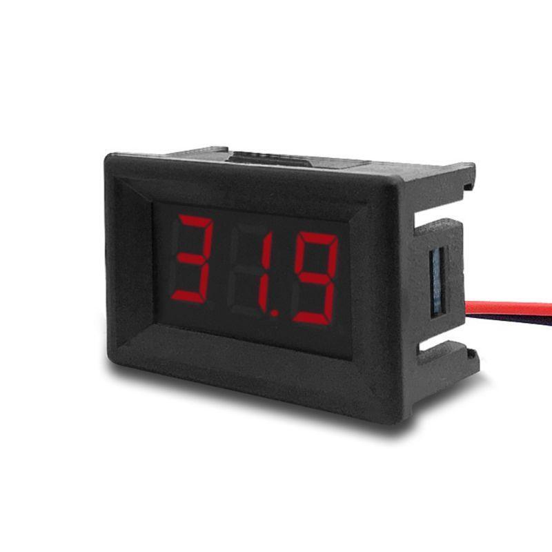 Digital Voltmeter DC 0-100V 0.36 Inch Three-Wire Voltage Tester Meter for Car