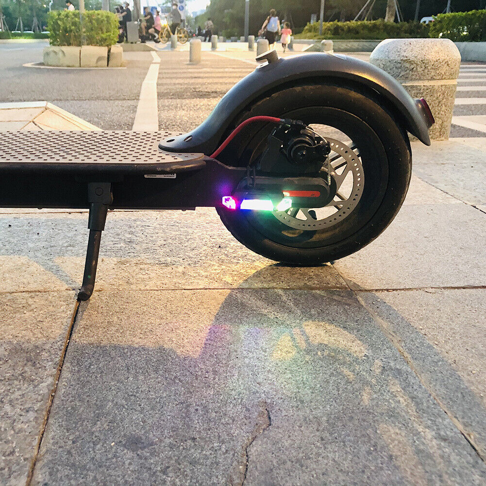 2pcs Scooter Taillight LED Highlight Electric Bike Lamp USB Rechargeable