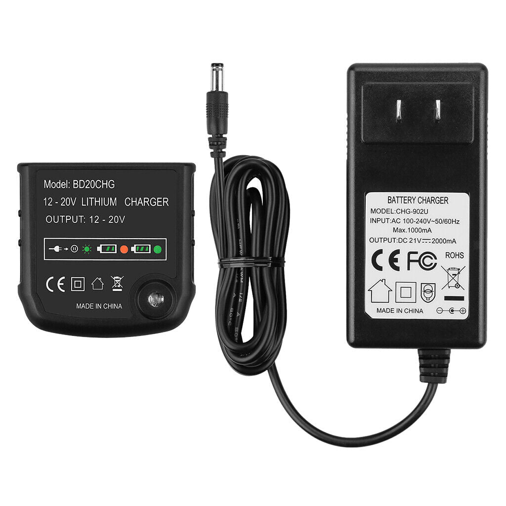 Replacement Battery Charger   and Decker 14.4V-20V  LBXR20