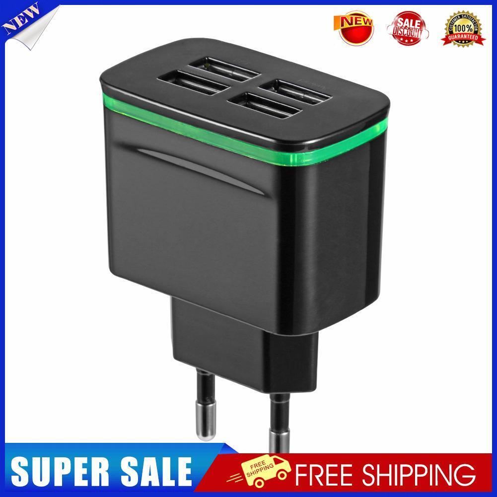 4-Ports Mobile Phone Universal 5V 4A Fast Charging USB Charger Adapter EU